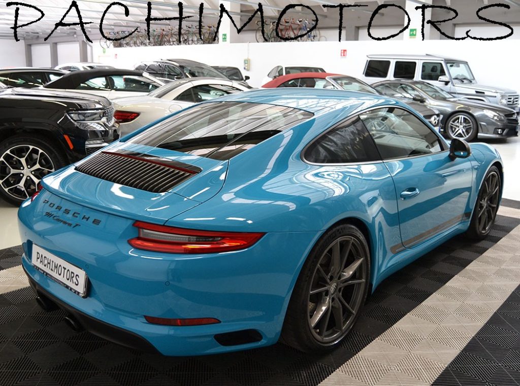 PORSCHE 911 991 3.0 Carrera T Pdk Service Porsche - Blu Miami - 20