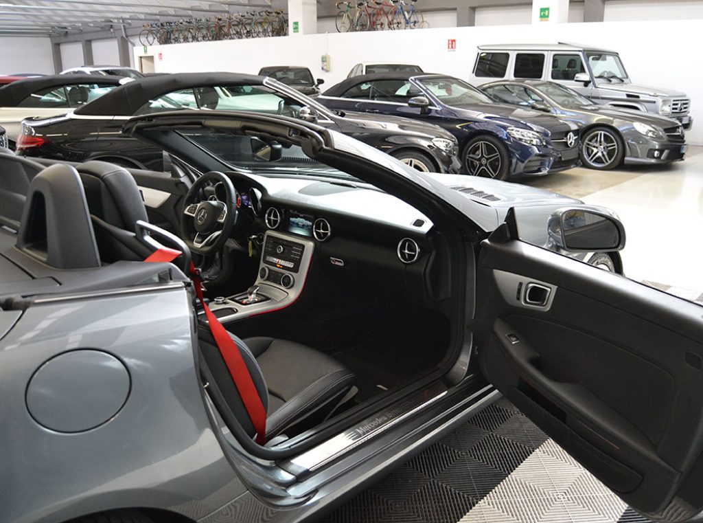 MERCEDES-BENZ SLC 180 Premium AMG line Automatica-Tetto Pano-Service M.B - 3