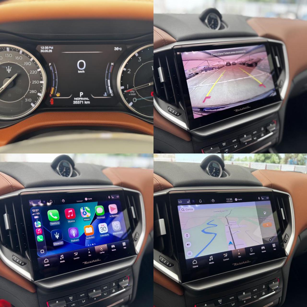 MASERATI Ghibli 330cv MHEV (PelleCognac/APP/LED/Retro) - 9