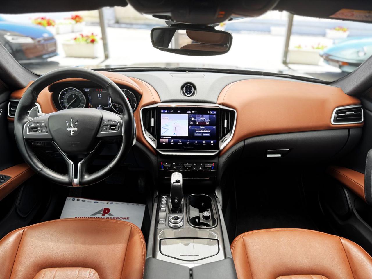 MASERATI Ghibli 330cv MHEV (PelleCognac/APP/LED/Retro) - 8
