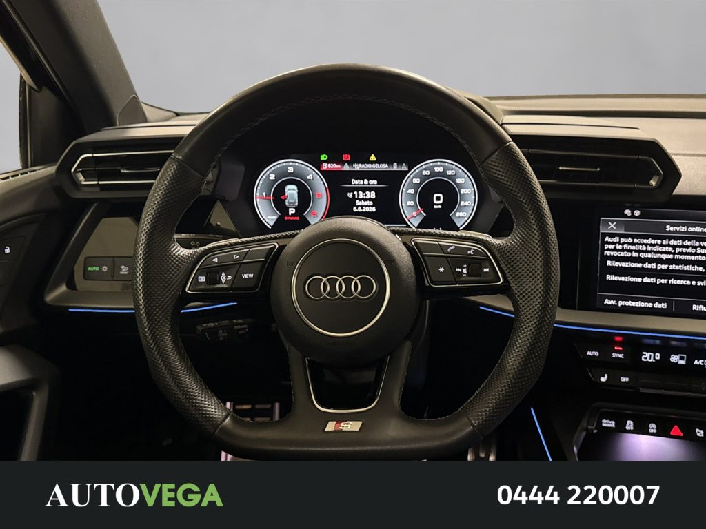 AUDI A3 sportback 2.0 tdi s line edition 150cv s-tronic - 9
