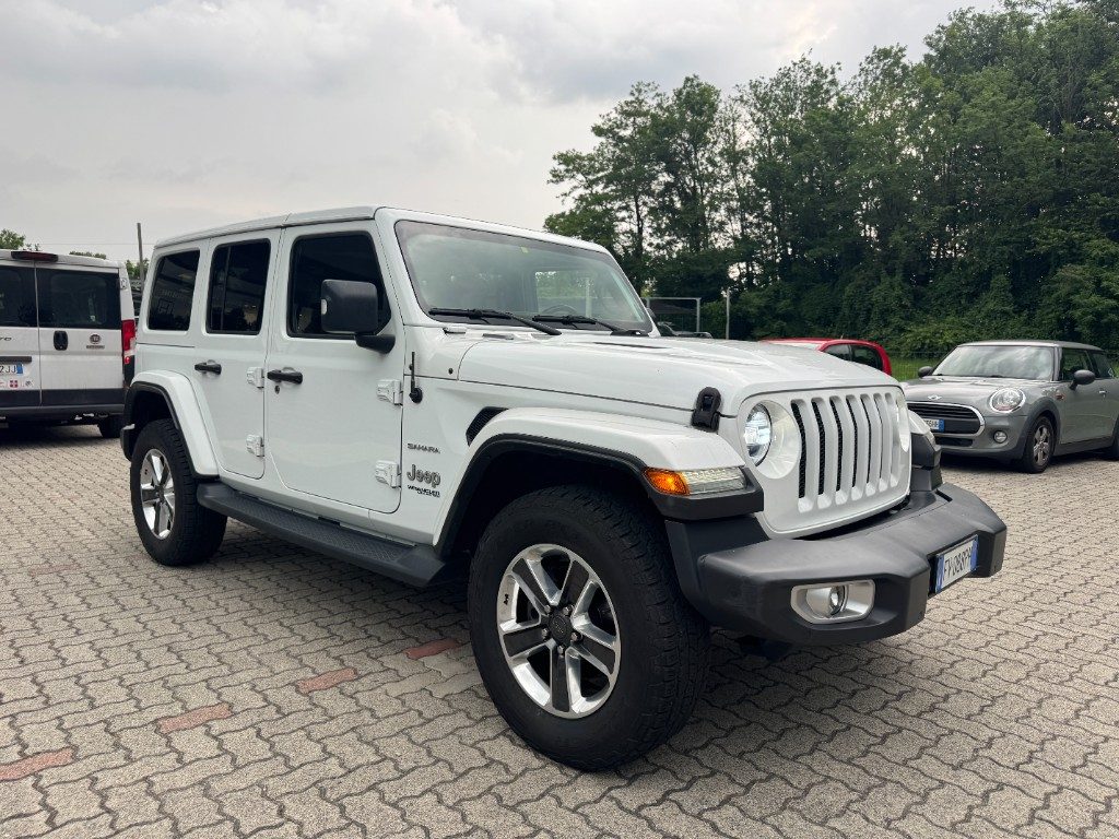 JEEP Wrangler Unlimited 2.2 Mjt II Sahara +GANCIO TRAINO - 3