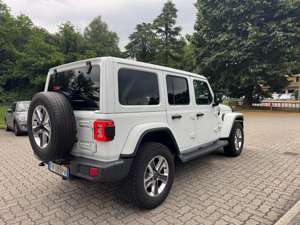 JEEP Wrangler Unlimited 2.2 Mjt II Sahara +GANCIO TRAINO - 4