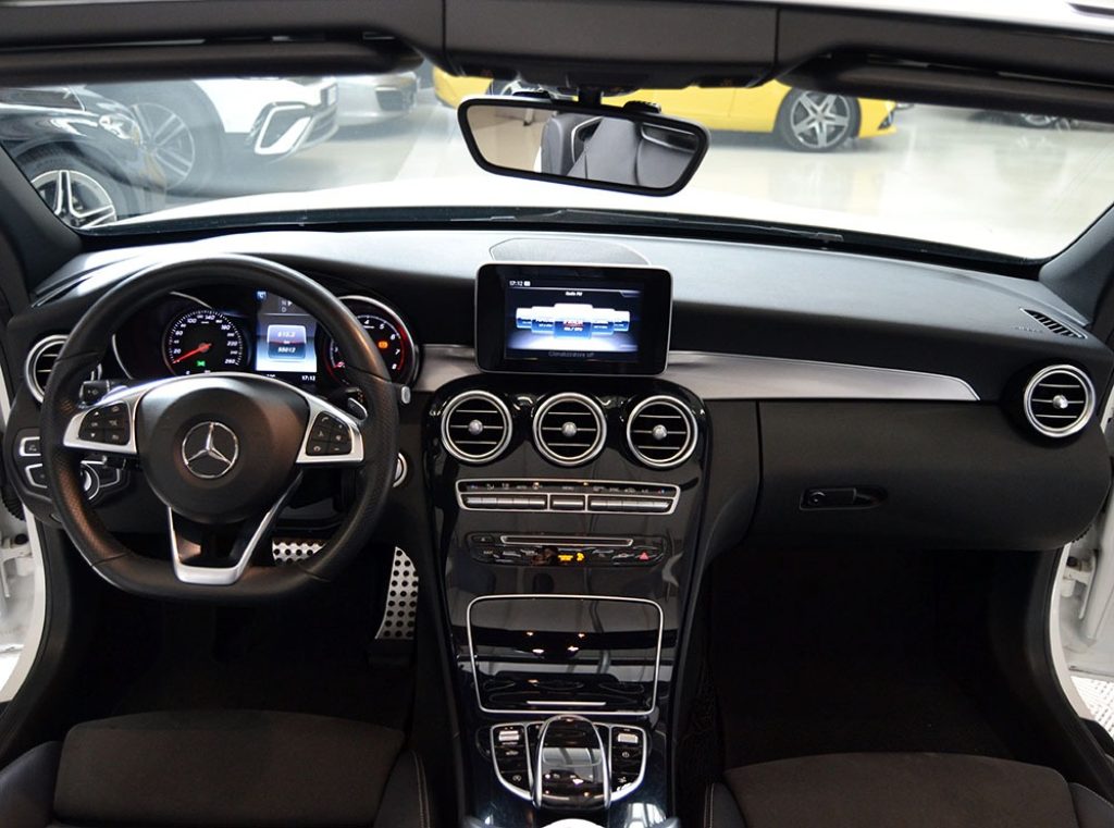 MERCEDES-BENZ C 180 Cabrio Premium Amg Automatica Capote Blu - 7