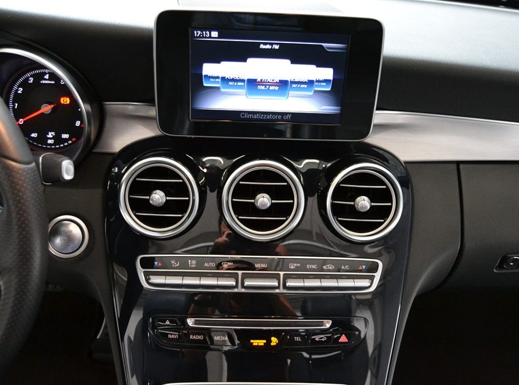 MERCEDES-BENZ C 180 Cabrio Premium Amg Automatica Capote Blu - 8