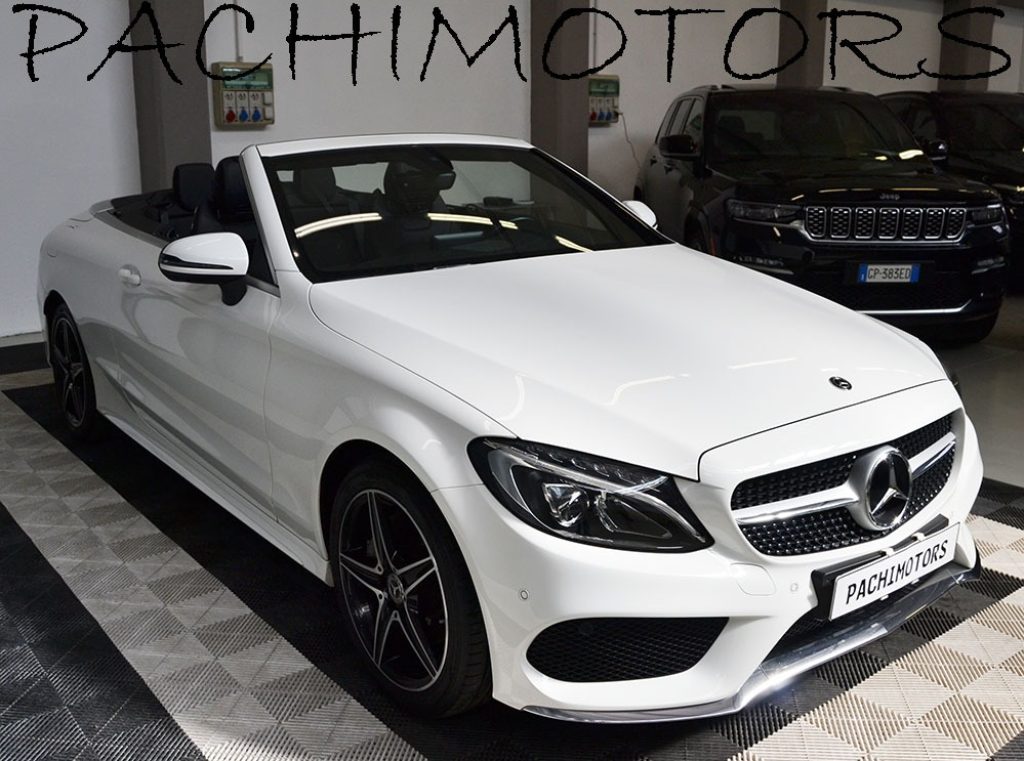 MERCEDES-BENZ C 180 Cabrio Premium Amg Automatica Capote Blu - 21