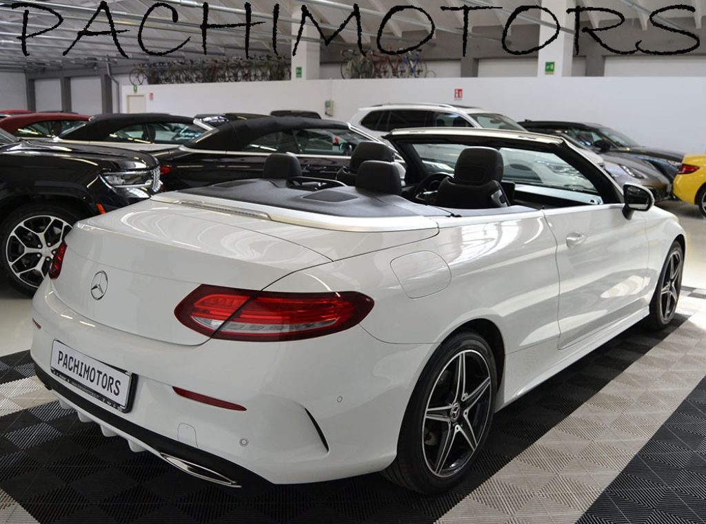 MERCEDES-BENZ C 180 Cabrio Premium Amg Automatica Capote Blu - 18