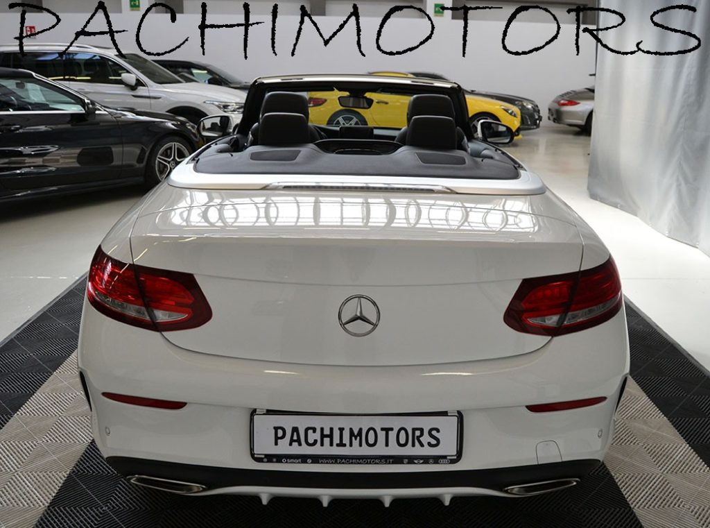 MERCEDES-BENZ C 180 Cabrio Premium Amg Automatica Capote Blu - 19
