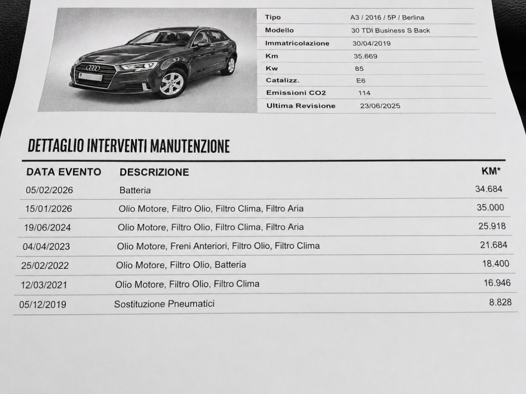 AUDI A3 SPB 30 1.6 TDI Clima Aut. Navi Park Aziendale - 15