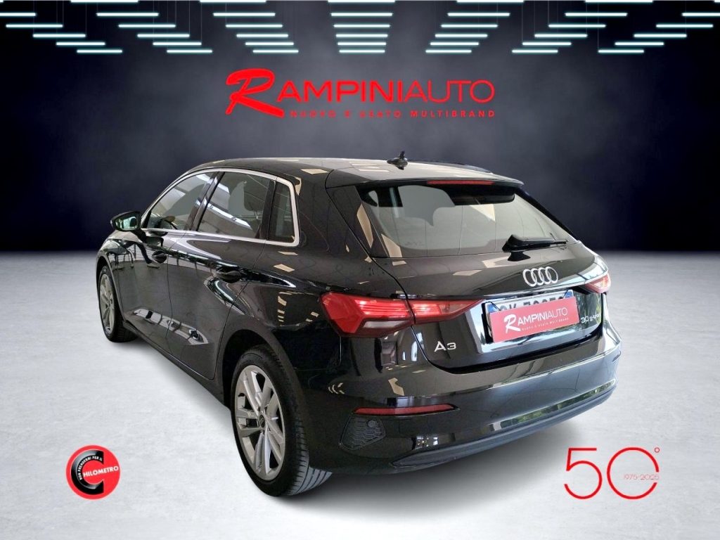AUDI A3 SPB 30 g-tron METANO S tronic Km 55.000 Iva espost - 10