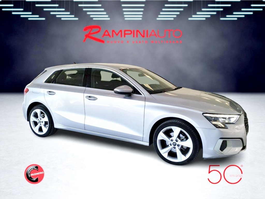 AUDI A3 SPB 30 g-tron METANO S tronic Km 51.000 Iva espost - 7