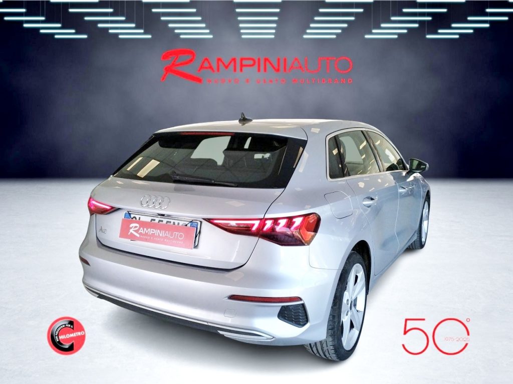 AUDI A3 SPB 30 g-tron METANO S tronic Km 51.000 Iva espost - 9