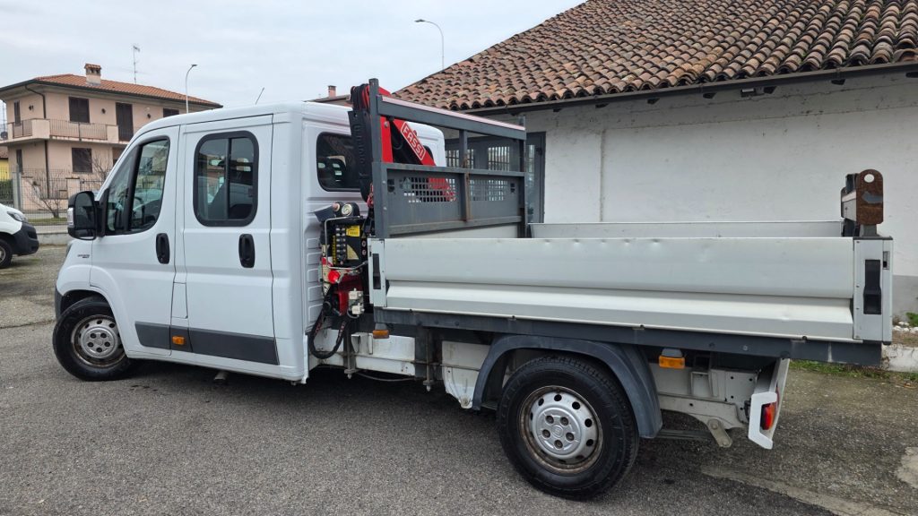 FIAT Ducato MAXI 35 2.3 Mjet 130CV Cabinato GRU Fassi 7posti - 3