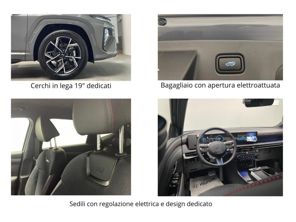 HYUNDAI Tucson 1.6 hev NLine 2wd auto / km zero / PREZZO REALE