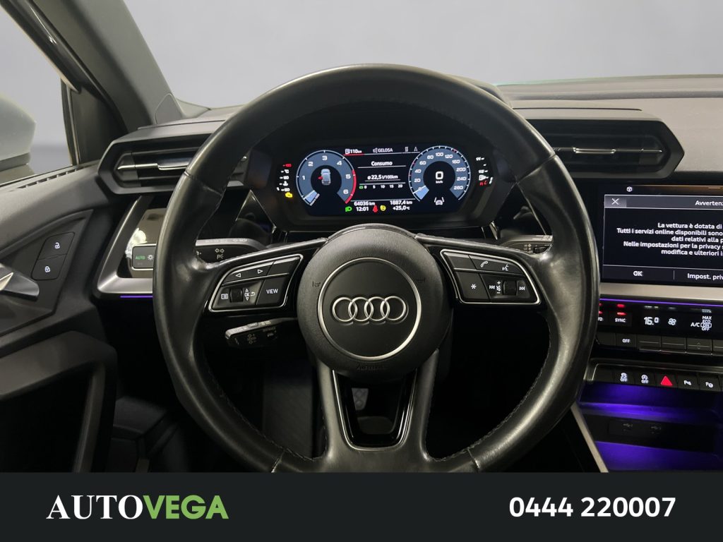 AUDI A3 sportback 30 2.0 tdi business advanced - 9