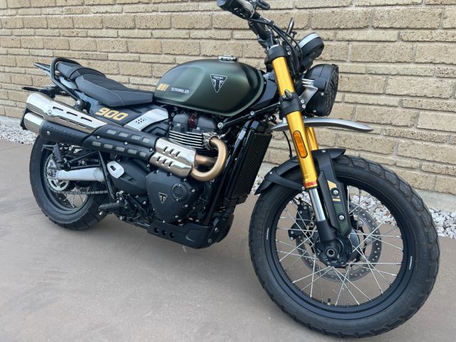 TRIUMPH Scrambler Verde pastello