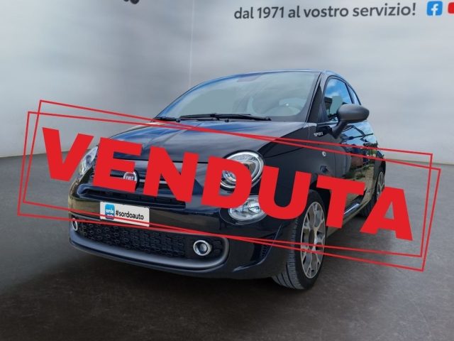 FIAT 500 Nero pastello
