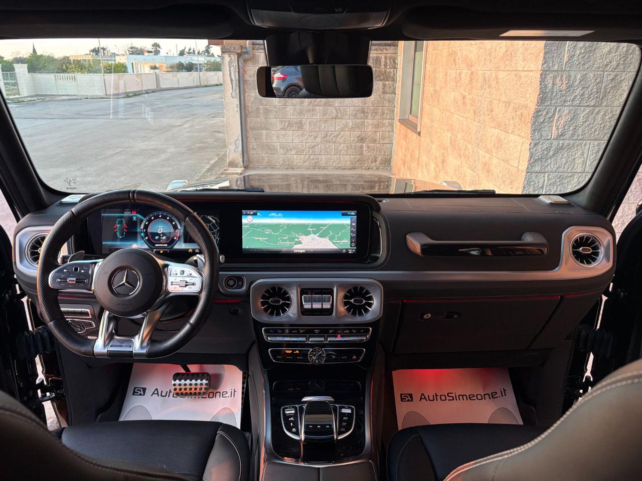 MERCEDES-BENZ G 63 AMG S.W. TETTO APRIBILE-BURMESTER-GANCIO TRAINO - 14