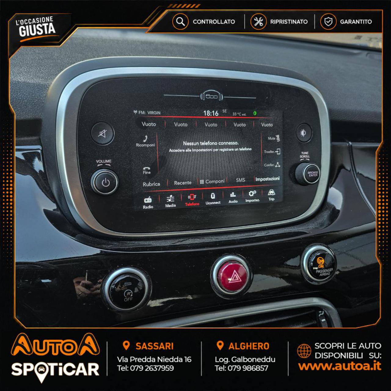 FIAT 500X 1.3 T4 150 CV DCT Lounge - 21