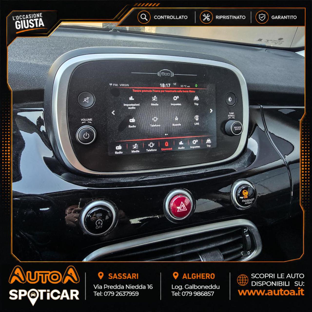 FIAT 500X 1.3 T4 150 CV DCT Lounge - 29