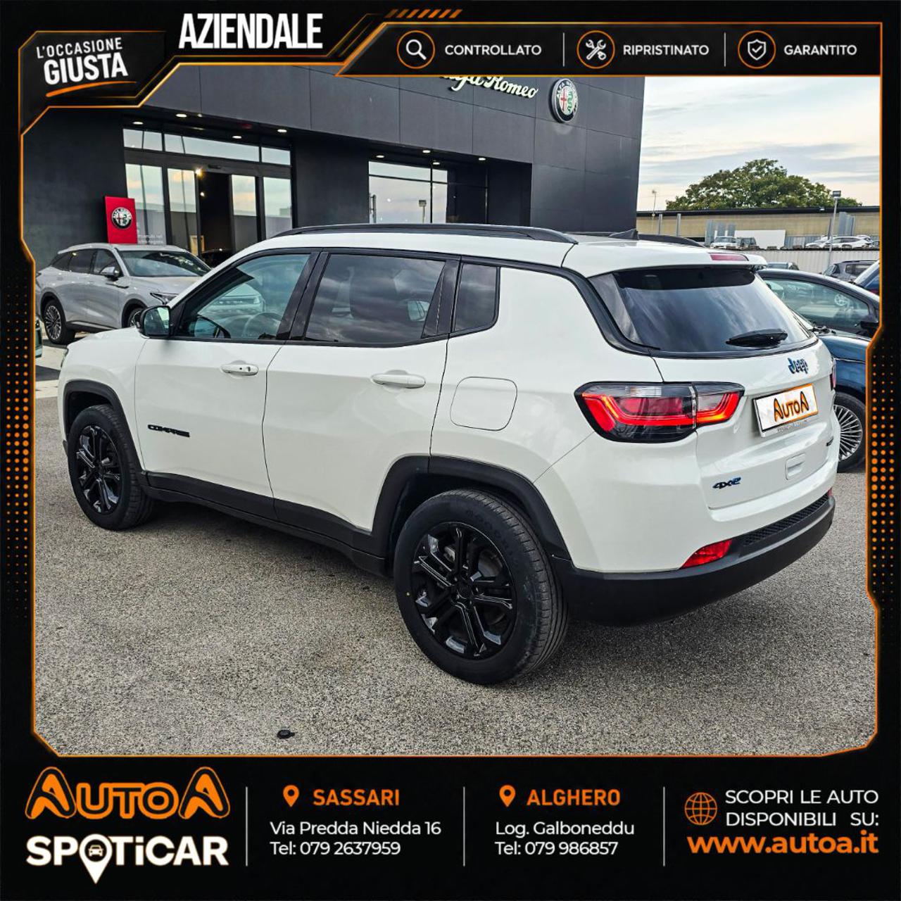 JEEP Compass 1.3 Turbo T4 190 CV PHEV AT6 4xe Longitude - 7