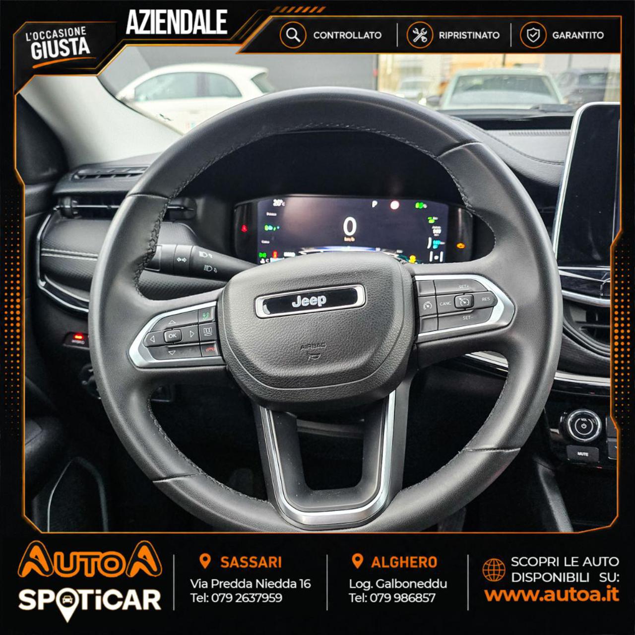 JEEP Compass 1.3 Turbo T4 190 CV PHEV AT6 4xe Longitude - 16