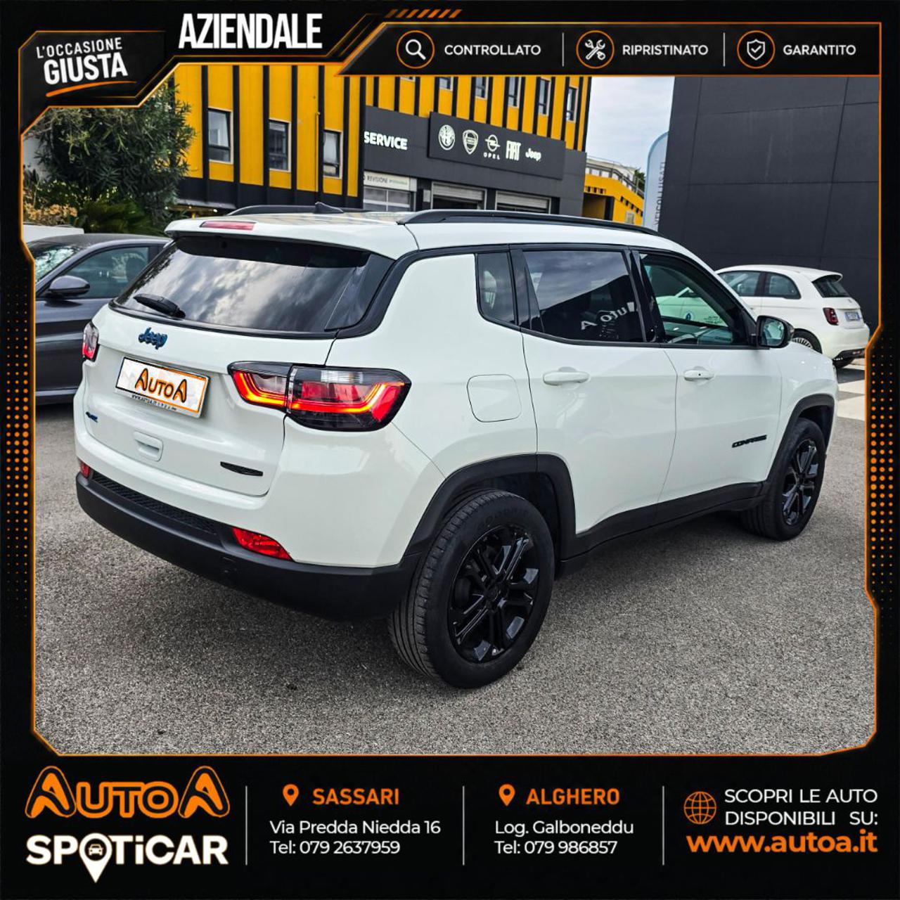 JEEP Compass 1.3 Turbo T4 190 CV PHEV AT6 4xe Longitude - 5