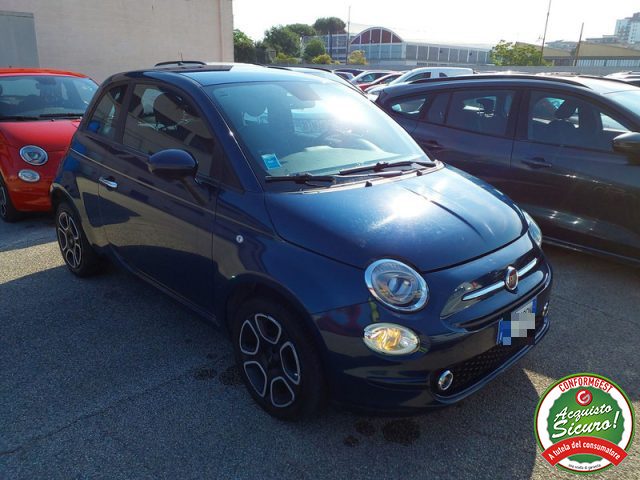 FIAT 500 Blu pastello