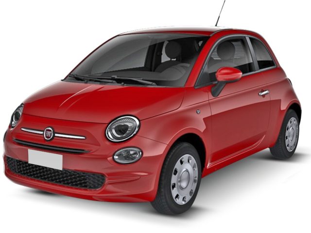 FIAT 500 Rosso pastello
