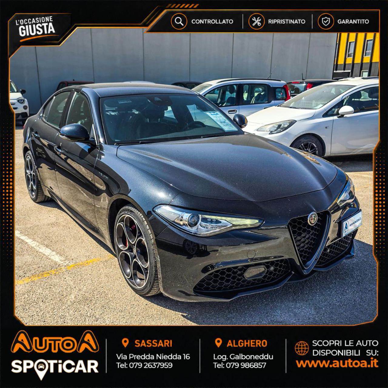 ALFA ROMEO Giulia 2.2 Turbodiesel 210 CV AT8 AWD Q4 Veloce - 3