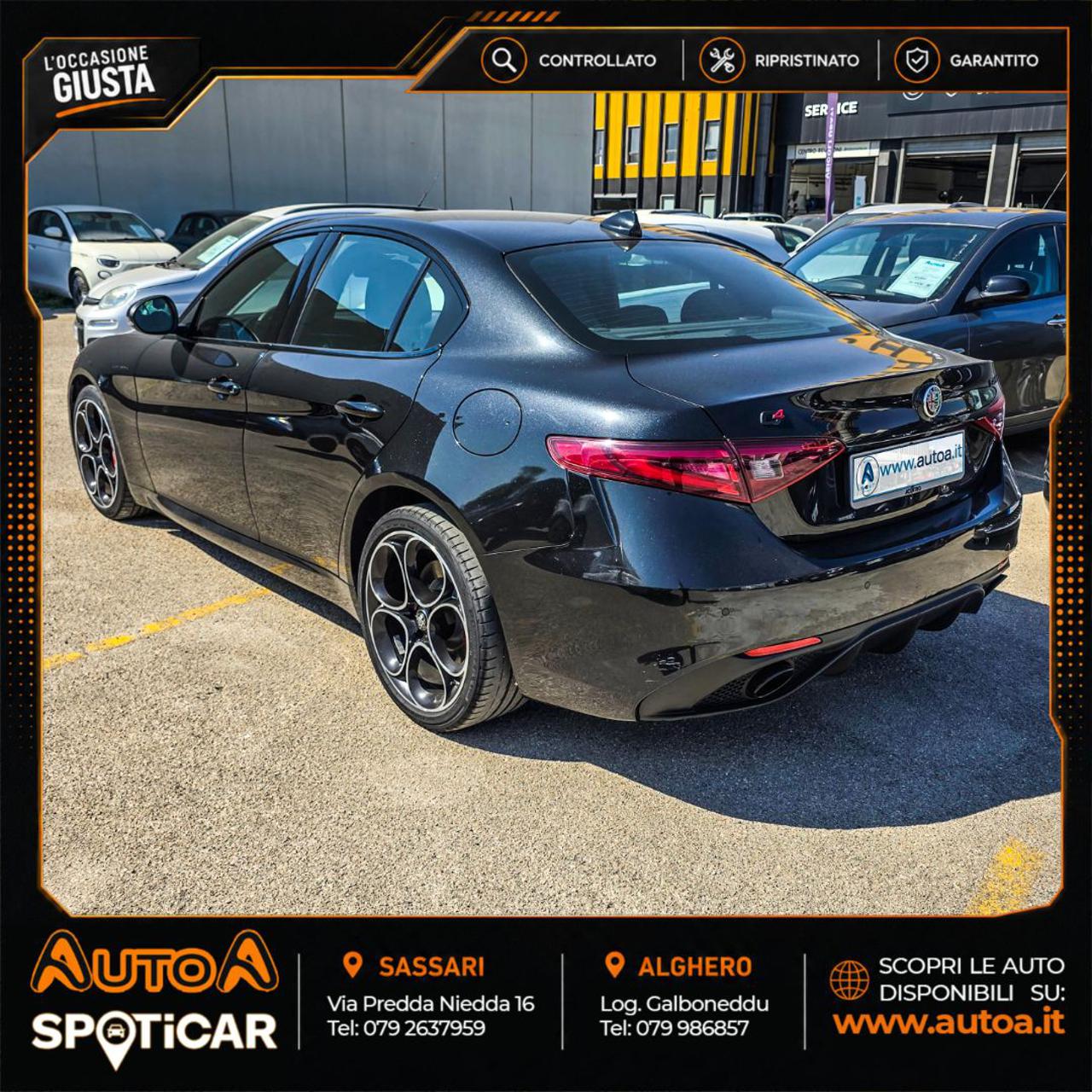 ALFA ROMEO Giulia 2.2 Turbodiesel 210 CV AT8 AWD Q4 Veloce - 7