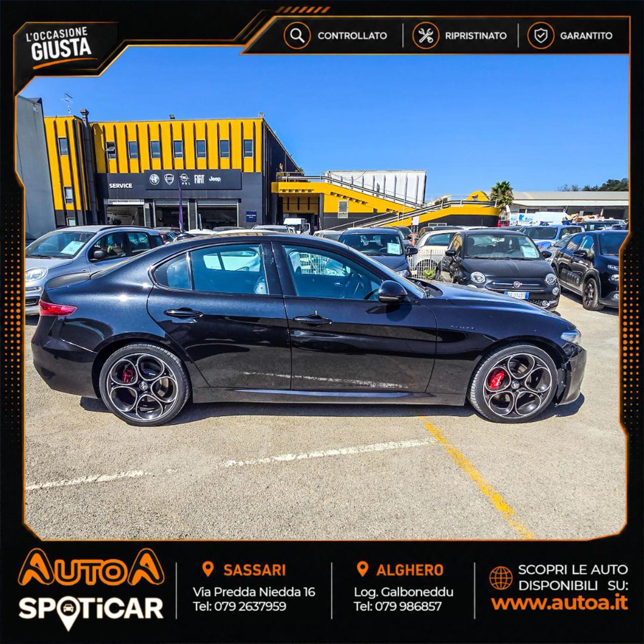 ALFA ROMEO Giulia 2.2 Turbodiesel 210 CV AT8 AWD Q4 Veloce - 4