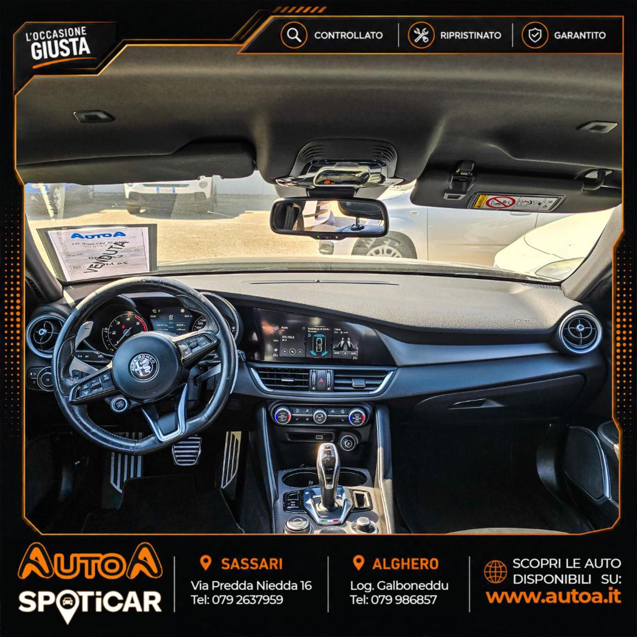 ALFA ROMEO Giulia 2.2 Turbodiesel 210 CV AT8 AWD Q4 Veloce - 10