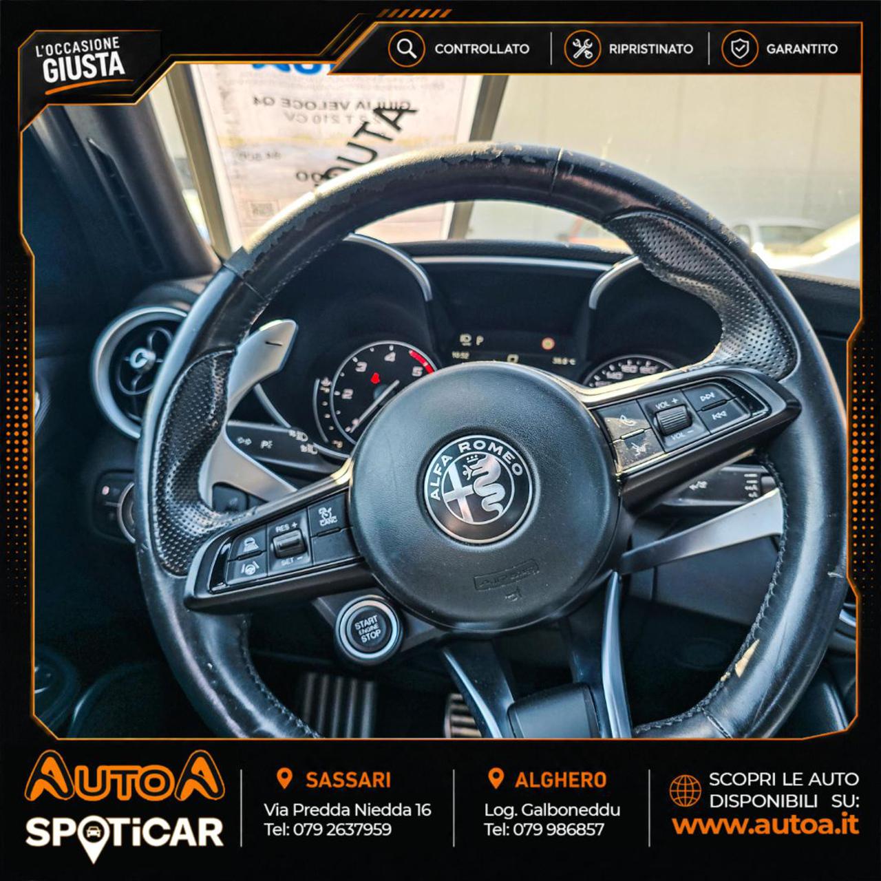 ALFA ROMEO Giulia 2.2 Turbodiesel 210 CV AT8 AWD Q4 Veloce - 11