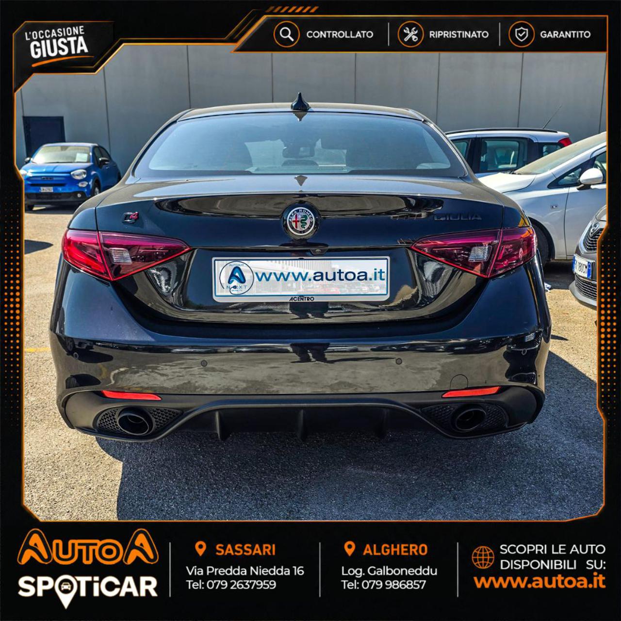 ALFA ROMEO Giulia 2.2 Turbodiesel 210 CV AT8 AWD Q4 Veloce - 6