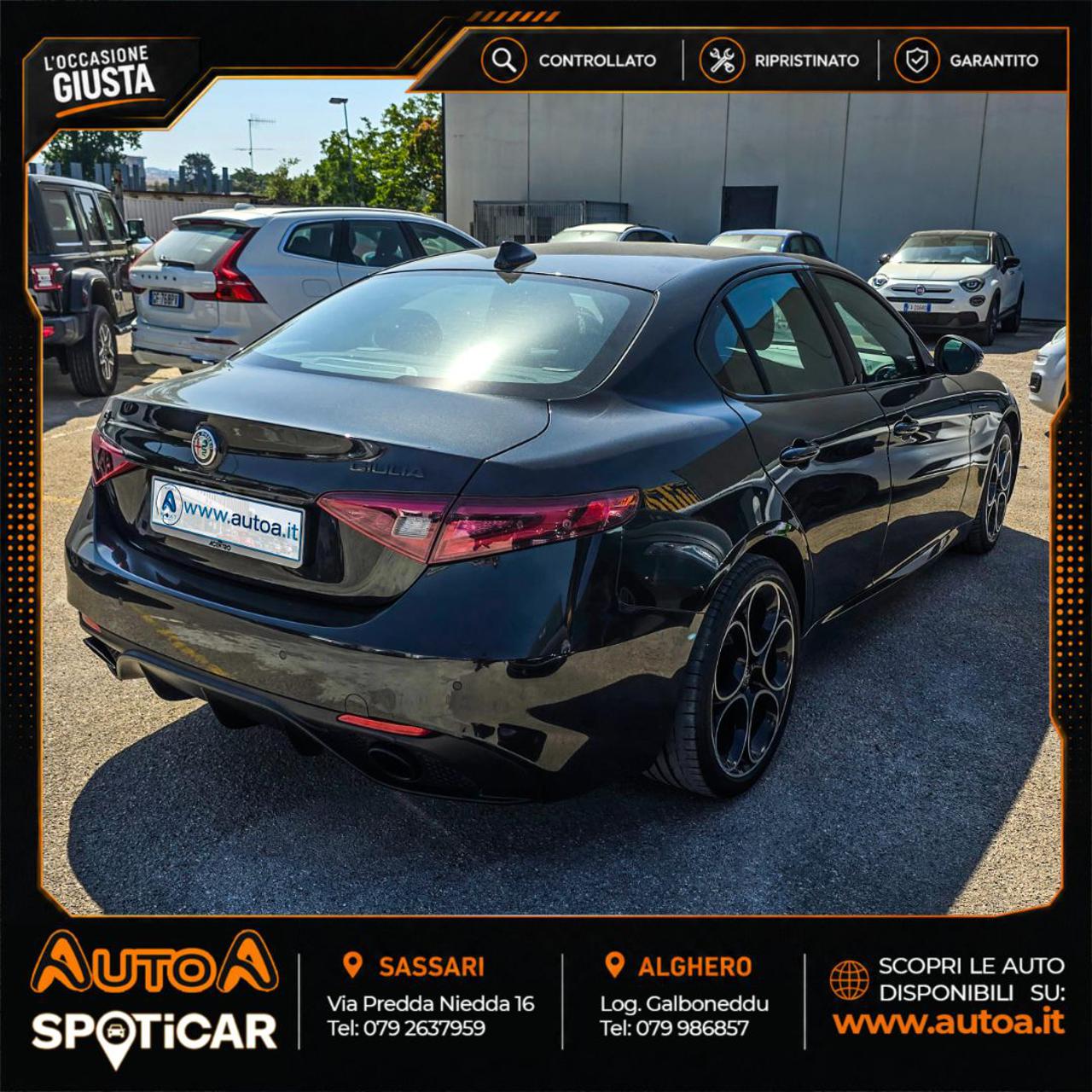 ALFA ROMEO Giulia 2.2 Turbodiesel 210 CV AT8 AWD Q4 Veloce - 5