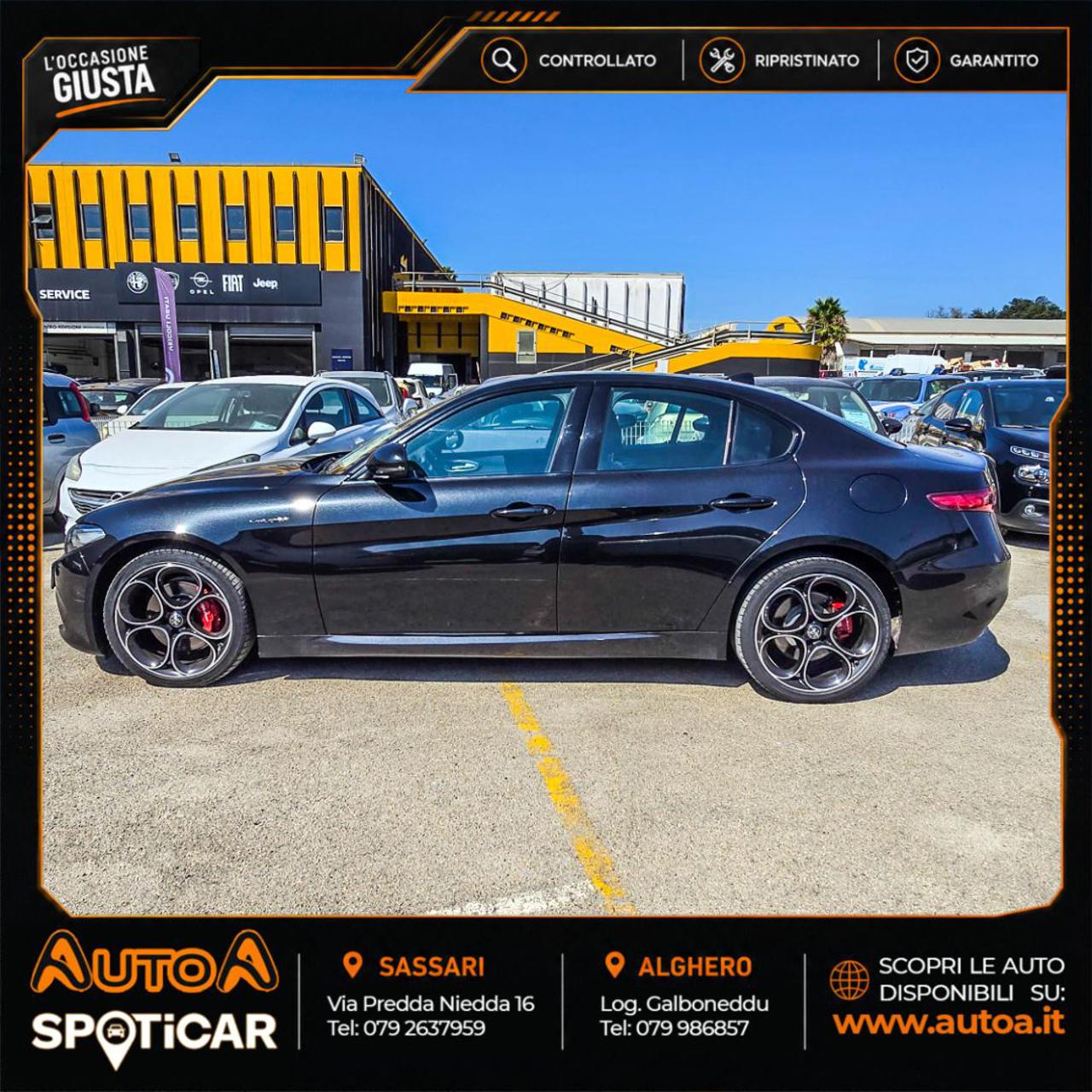 ALFA ROMEO Giulia 2.2 Turbodiesel 210 CV AT8 AWD Q4 Veloce - 8
