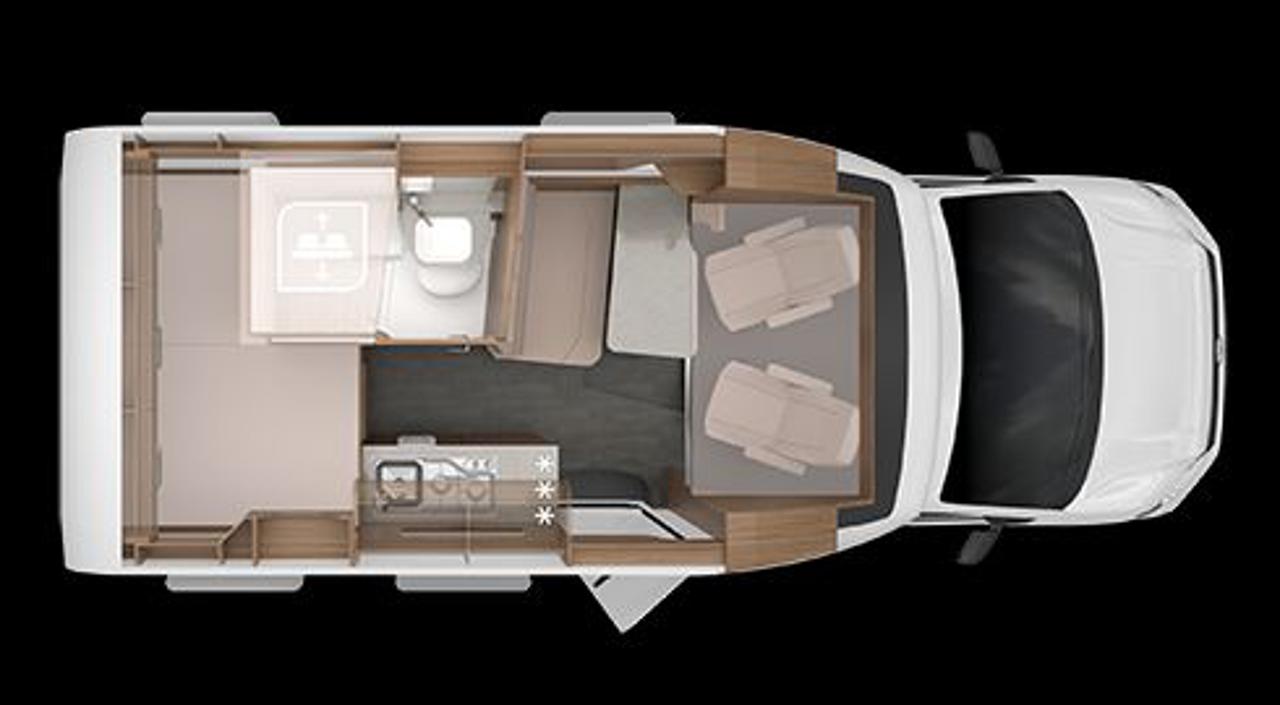 TOURER VAN 500 MQ 2025 3 posti -VW T6 CAMBIOAUTOM