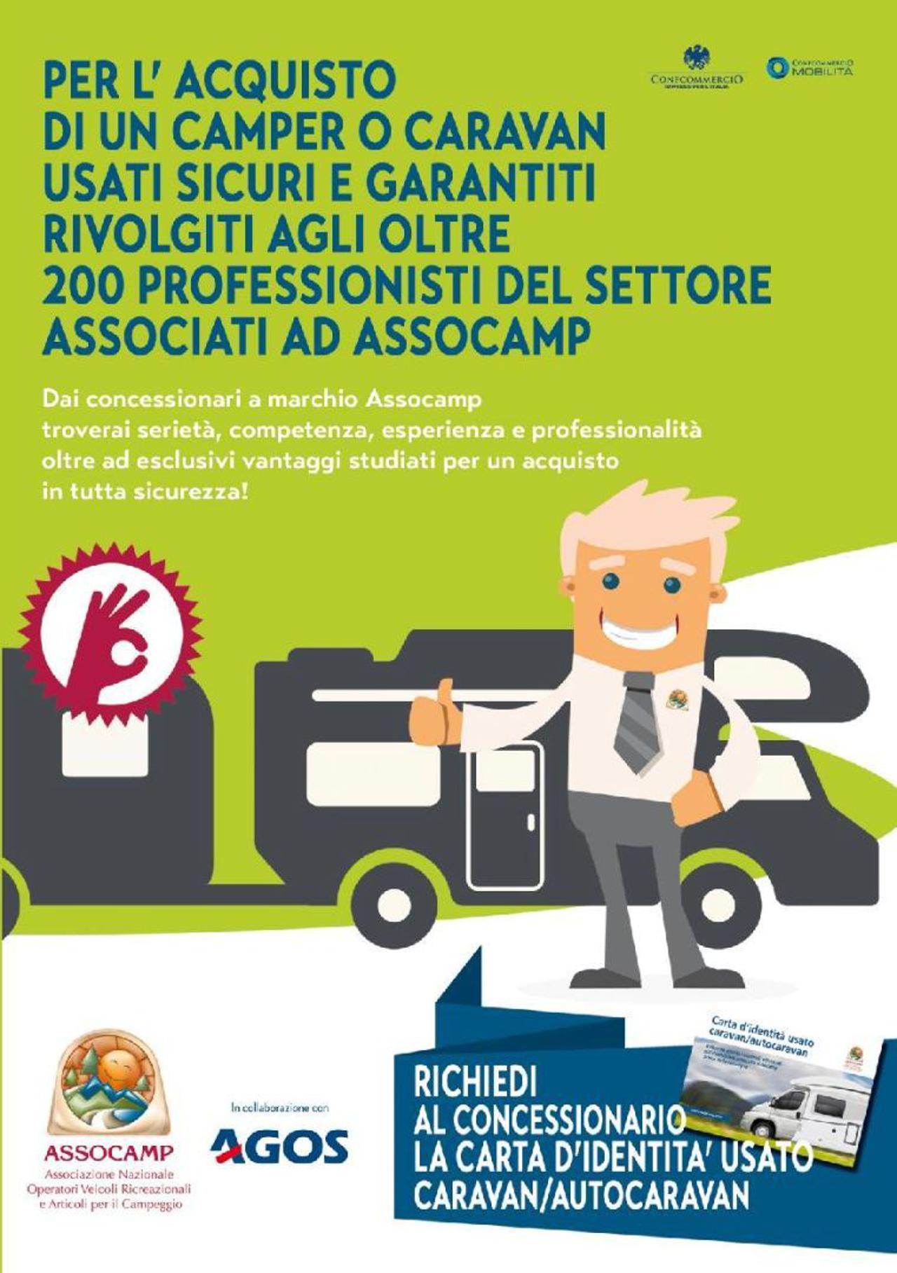 540  caravan usata FAMIGLIARE  6 p  largh 2.5