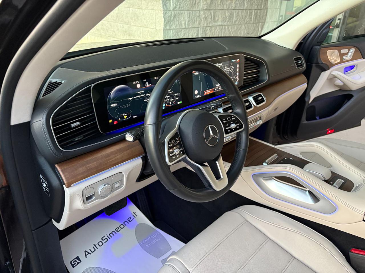 MERCEDES-BENZ GLE 400 d 4Matic Premium Plus 7 POSTI-TETTO APR/PAN - 12