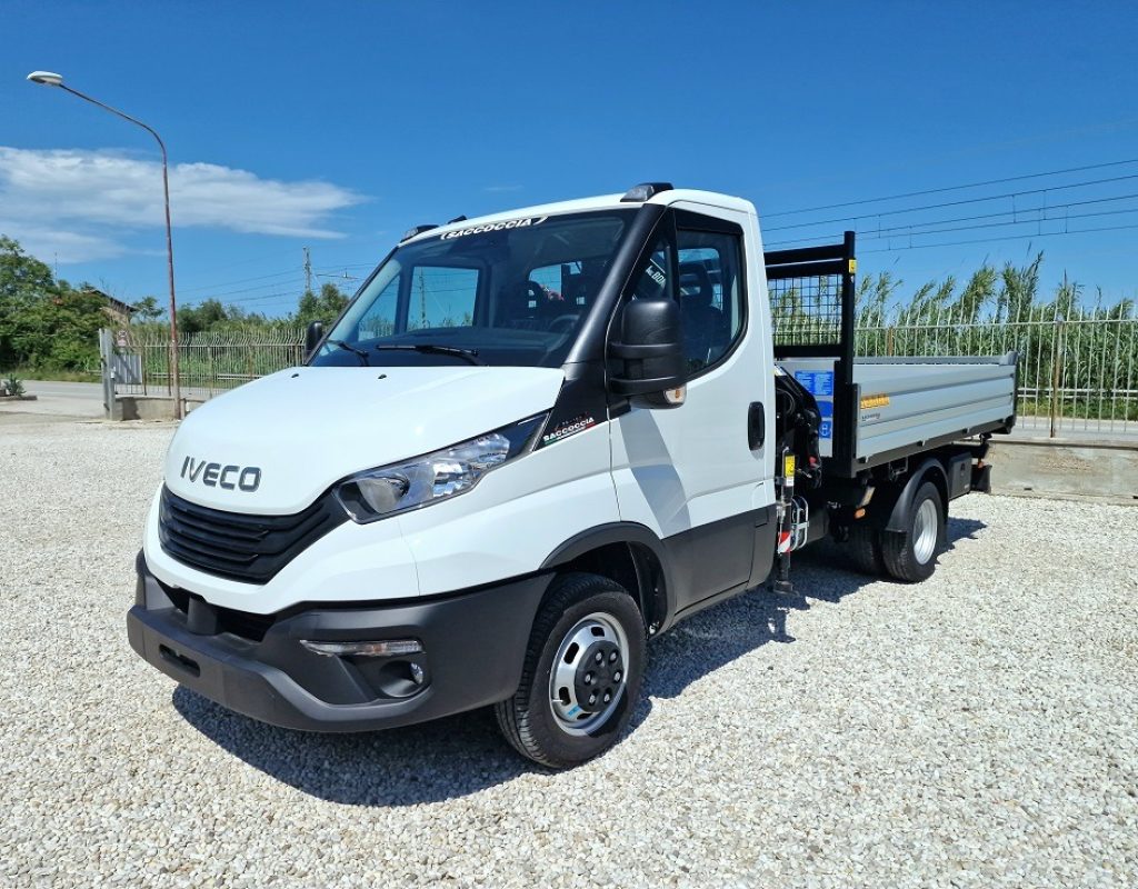 IVECO DAILY  35C18 H E6 NUOVO GRU 12m + RIBALTABILE - 3