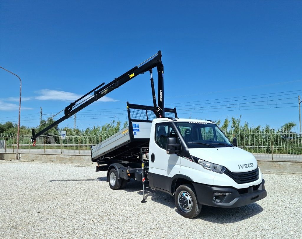IVECO DAILY  35C18 H E6 NUOVO GRU 12m + RIBALTABILE - 21