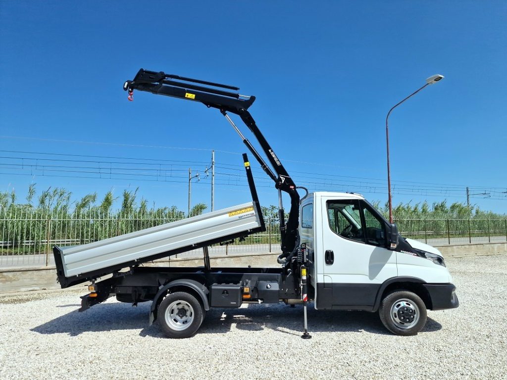 IVECO DAILY  35C18 H E6 NUOVO GRU 12m + RIBALTABILE - 4