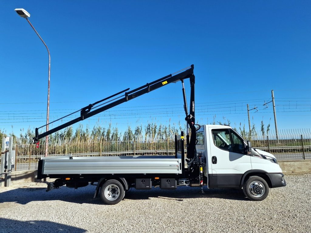 IVECO DAILY  35C18 E6 NUOVO GRU 12m + CASSONE - 3