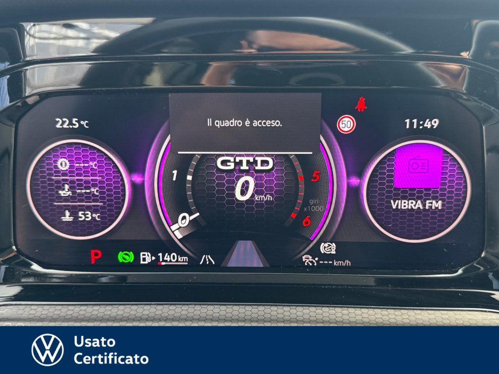 VOLKSWAGEN Golf GTD 2.0 tdi gtd 200cv dsg - 14