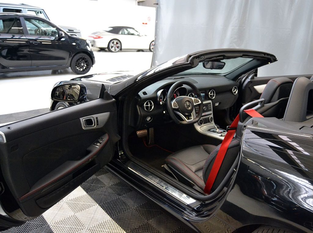 MERCEDES-BENZ SLC 180 Sport Automatica-Pelle-Navi-Tetto Pano-Cerchi 18 - 2