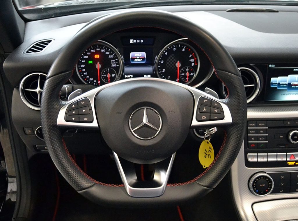 MERCEDES-BENZ SLC 180 Sport Automatica-Pelle-Navi-Tetto Pano-Cerchi 18 - 9