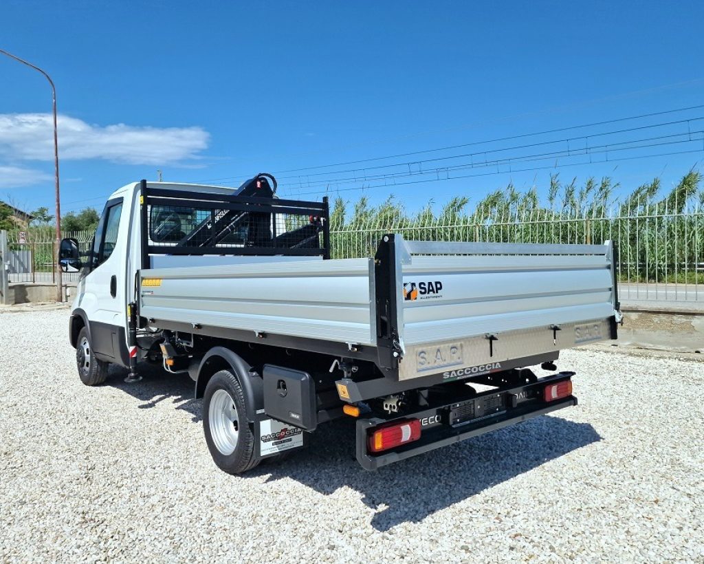 IVECO DAILY  35C18 H E6 NUOVO GRU 12m + RIBALTABILE - 5
