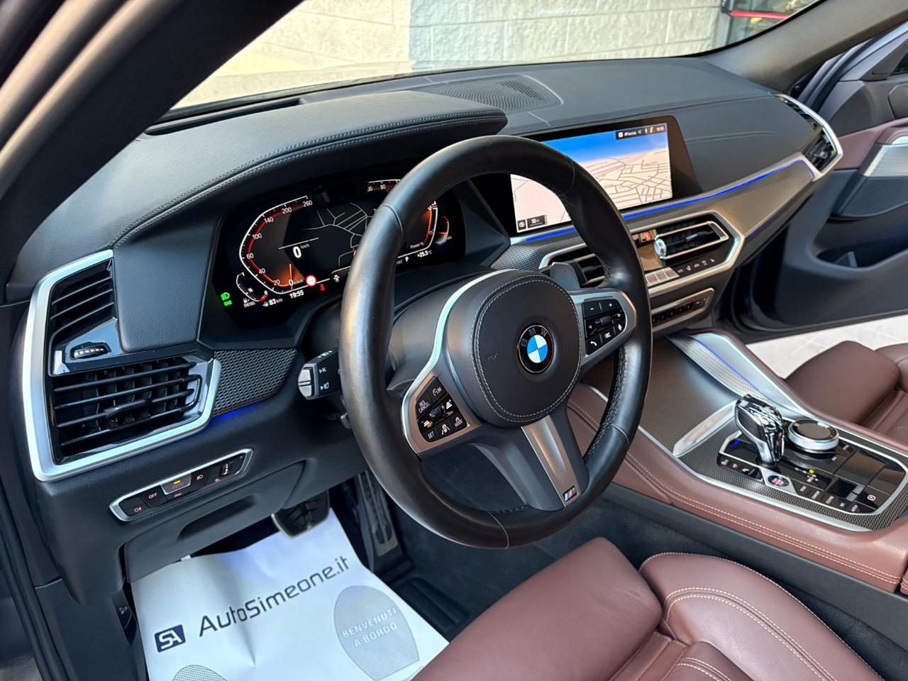 BMW X6 xDrive40d 48V Msport TETTO APR/PAN-CERCHI 22. - 18