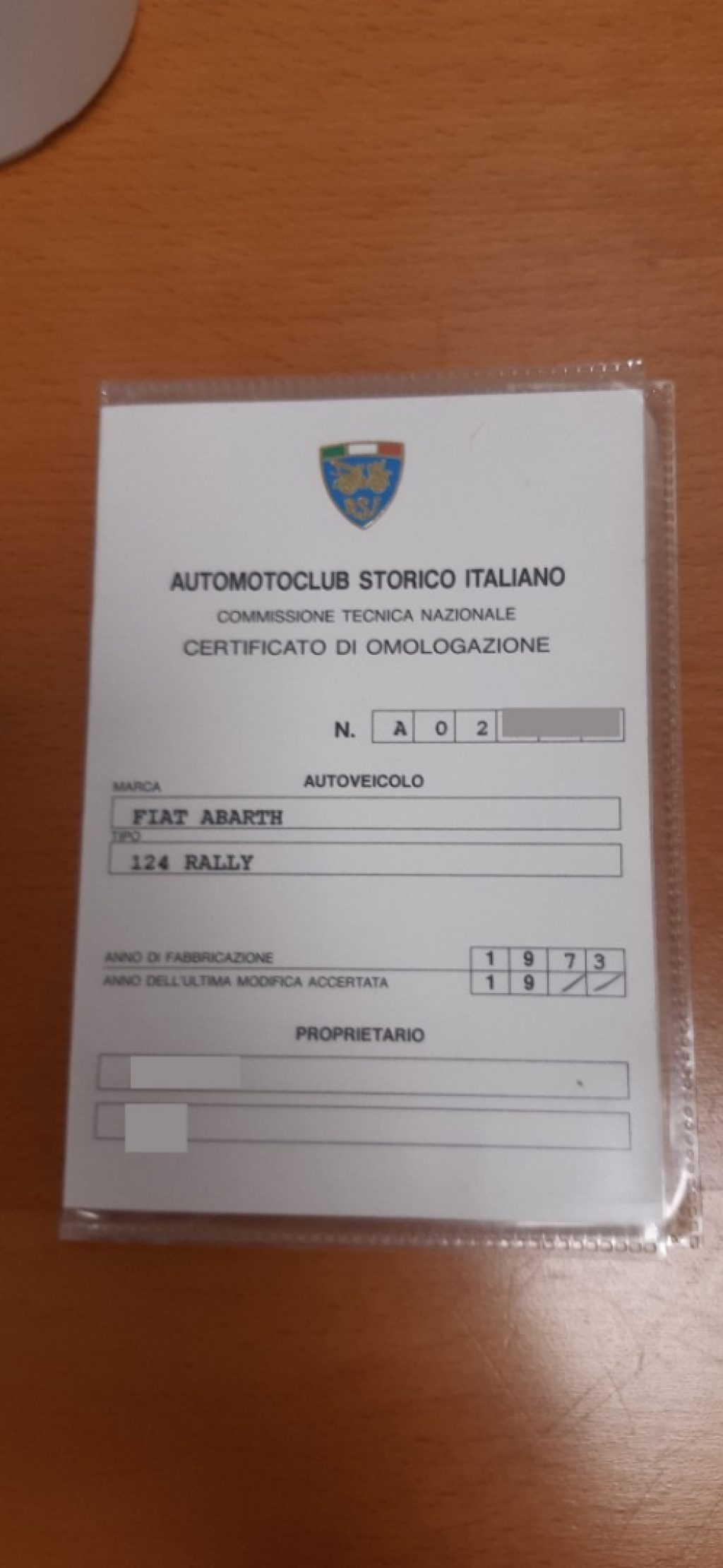 FIAT 124 Spider ABARTH STRADALE*ITALIANA DA SEMPRE*targa CN - 43